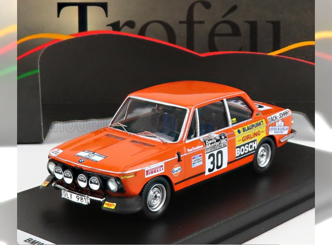 BMW 2002ti (night Version) N30 Rally Rac Lombard (1973) B.danielsson - U.sundberg, Orange