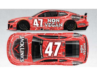 Chevrolet #47 Ricky Stenhouse Jr. *JAck Link`s Non Vegan*, white/blue 2025