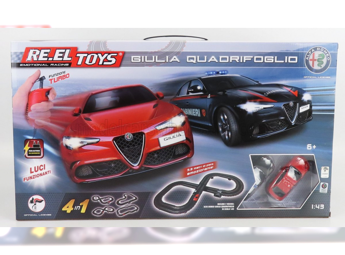 RC TRACK - PISTA Pista Componibile Alfa Romeo Giulia Quadrifoglio 2015 "3.8 Metri"