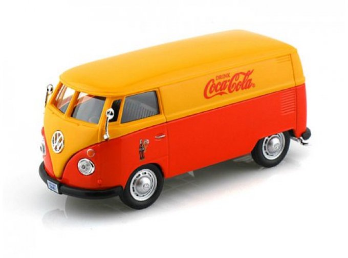 VOLKSWAGEN Transporter T1 Coca-Cola (1962), красный / желтый