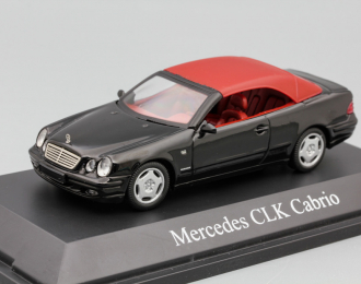 MERCEDES-BENZ CLK Cabrio SoftTop, black / red