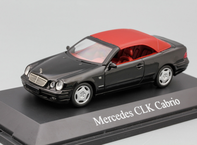 MERCEDES-BENZ CLK Cabrio SoftTop, black / red