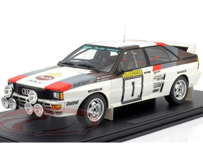 AUDI Quattro A2 #1 Winner Rallye 1000 Lakes  Hannu Mikkola - Arne Hertz (1983)
