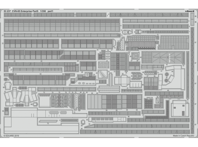 Фототравление для CVN-65 Enterprise, 5 часть