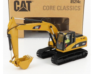 CATERPILLAR Cat320d Escavatore Cingolato - Tractor Hydraulic Excavator Scraper, Yellow Black