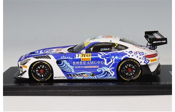 MERCEDES-BENZ Amg Gt3 Evo Team Toro Racing №7 Fia Gt World Cup Macau (2024) Ralf Aron, Blue White