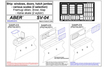 Windows, doors, hatch jambes various scales (second selection)