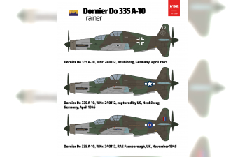 Сборная модель Do335 A-10 2 Seat Trainer