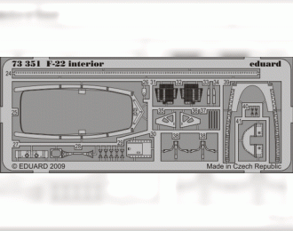 Фототравление для F-22 interior S.A.    HBS