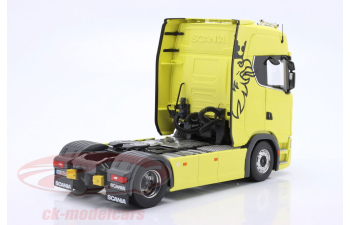 Scania V8 730S 4x2 Sattelzugmaschine, yellow