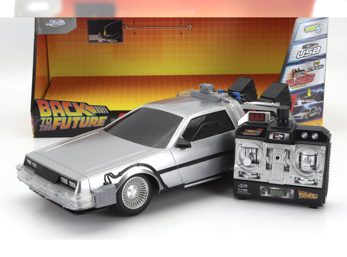 DE LOREAN Time Machine - Back To The Future 1 - Ritorno Al Futuro 1, Silver