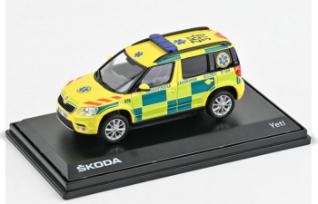 SKODA Yeti Suv Facelift (restyling) Ambulance (2013), Yellow Green