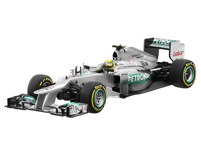 MERCEDES-BENZ AMG Petronas Росберг (2012), silver