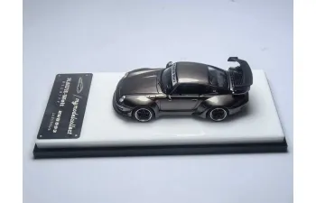 PORSCHE RWB 993 High Wing, pearl grey chrome