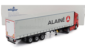 RENAULT T480 Truck Telonato Alaine Transports (2021), Red Grey
