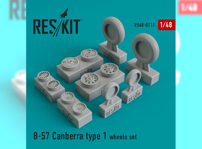B-57 Canberra type 1 Смоляные колеса
