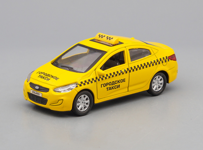 HYUNDAI Solaris Такси, yellow