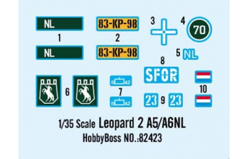 Сборная модель Танк Leopard 2 A5/A6NL MBT Tank