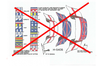 (Уценка!) Сборная модель Британский парусник H.M.S Victory