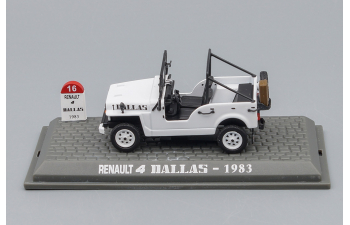 RENAULT 4 Dallas (1983), white