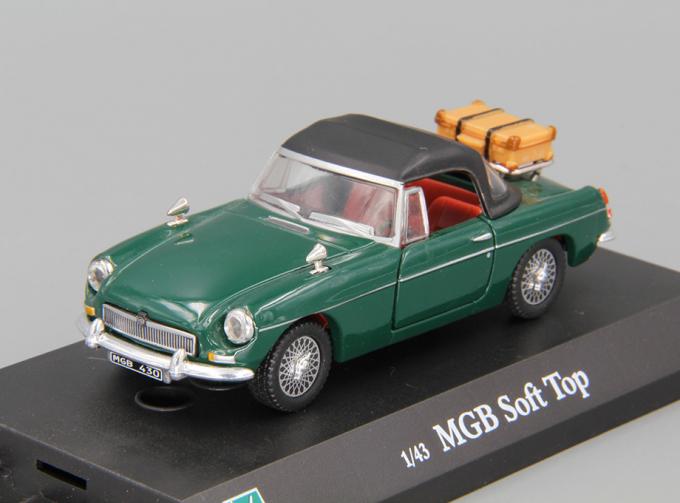 MGB Cabriolet закр.мягкий верх (откр.двери), green