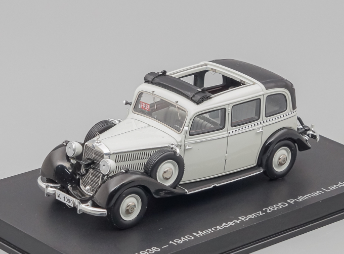 (Уценка!) MERCEDES-BENZ 260D W138 Pullman landaulet Berlin taxi (1936-1941), black / grey
