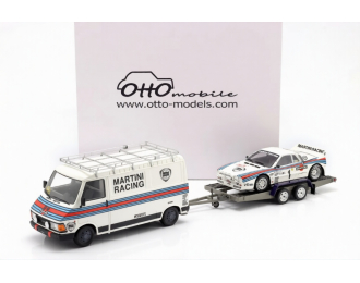 LANCIA 037 Rally & FIAT 242 + Trailer (1983)