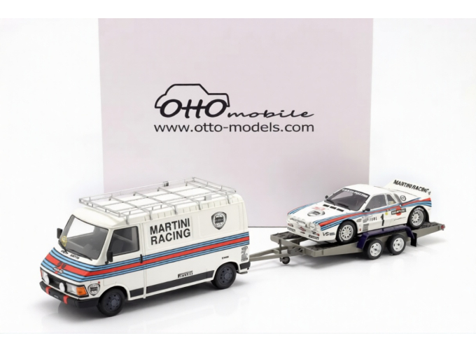 LANCIA 037 Rally & FIAT 242 + Trailer (1983)