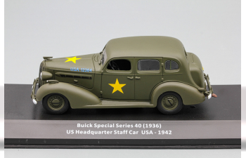 BUICK Special Series 40 (1936) US Heasquarter Staff Car USA - 1942 из серии Samochody Wojskowe Ii Wojny Światowej