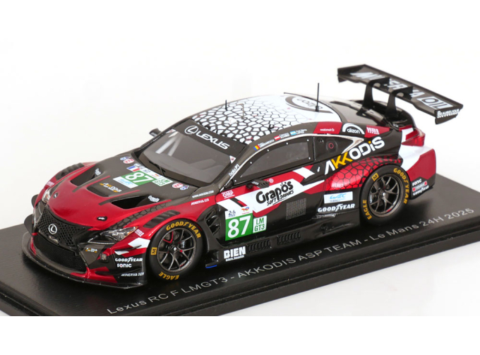 LEXUS RC F LMGT3 No 87 24h Le Mans, Umbrarescu / Lopez / Schmid (2025)