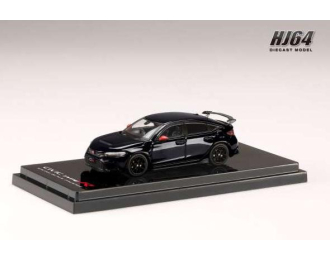 HONDA Civic Type R (FL5), Racing Black Package/Genuine Optional Parts with tailgate spoiler, crystal black pearl
