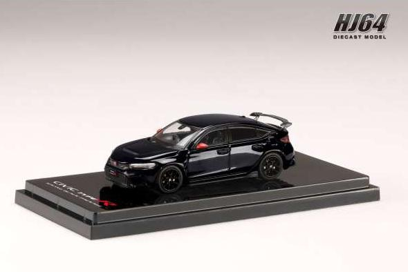 HONDA Civic Type R (FL5), Racing Black Package/Genuine Optional Parts with tailgate spoiler, crystal black pearl