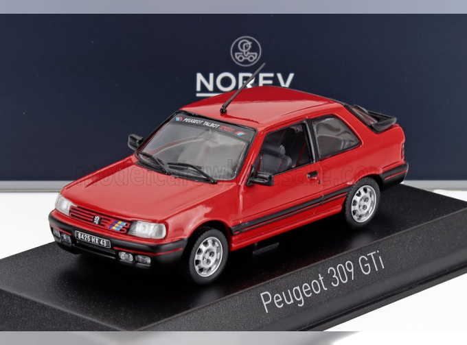 PEUGEOT 309 Gti Pts Deco (1987), red
