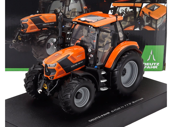 DEUTZ-FAHR 6150.4 Ttv Tractor (2018), Orange Black