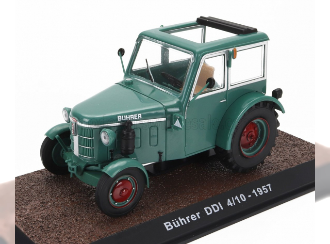 BUHRER Ddi 4/10 Tractor (1957), Blue Green