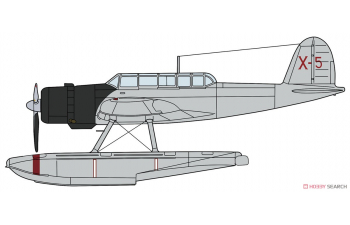 Сборная модель AICHI E13a1 Type Zero Jake Model 11 Military Airplane 1941