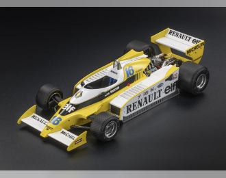 RENAULT F1 Rs10 Team Renault Elf №16 Fastest Lap 3rd French Gp (1979) Rene Arnoux, Yellow White