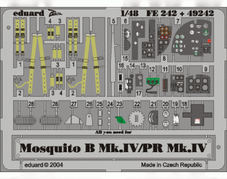 Фототравление Mosquito B. Mk. IV/ PR Mk. IV