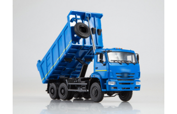Камский грузовик 6522 самосвал, синий