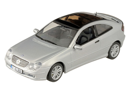 MERCEDES-BENZ C-Klasse Sport Coupe, silver