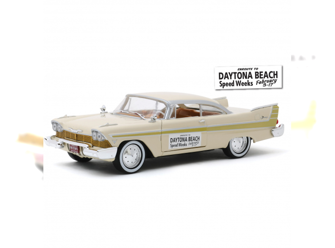 PLYMOUTH Fury "Daytona Beach Speed Weeks February 3-17" 1957