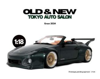 PORSCHE 911 (997.2) Old & New Tokyo Auto Salon *Resin serie* (2024), green