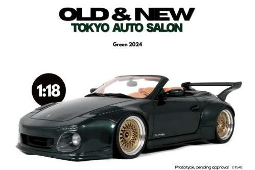 PORSCHE 911 (997.2) Old & New Tokyo Auto Salon *Resin serie* (2024), green