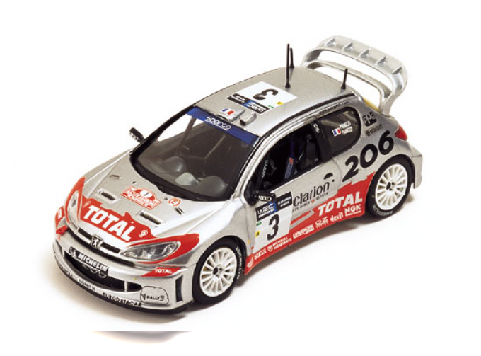 PEUGEOT 206 WRC #3 G.Panizzi Winner Sanremo Rally 2002