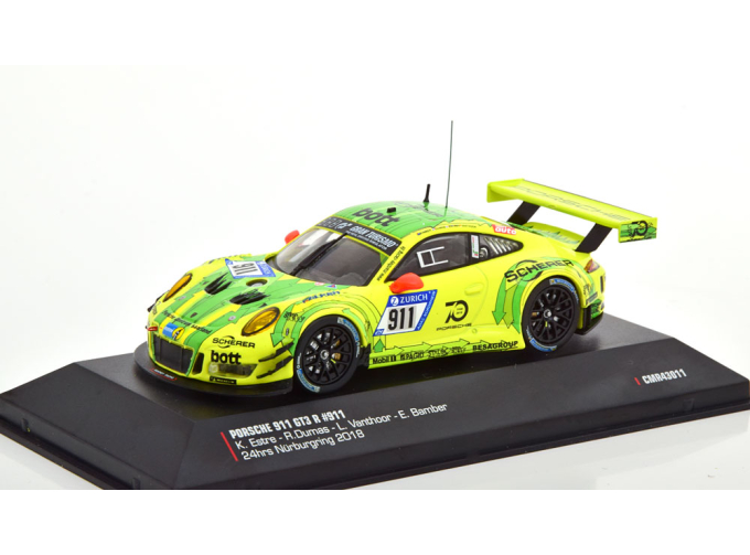 PORSCHE 911 (991) GT3 R No 911 24h Nuerburgring, Estre/Dumas/Vanthoor/Bamber (2018)