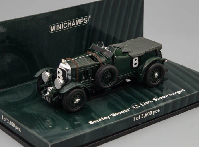 Bentley Blower 4 1/2 Litre Supercharged Team Miss Dorothy Paget N 8 24h Le Mans 1930 D.Benjafield - G.Ramponi