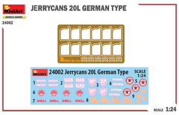 Сборная модель Jerrycans 20l German Type 1942