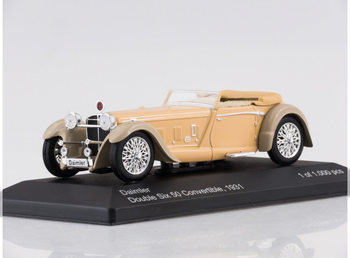 DAIMLER Double Six 50 Convertible (1931), beige / grey