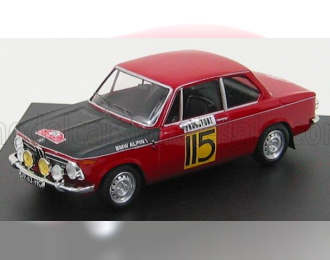 BMW 2002 Ti №115 Winner Class Rally Montecarlo (1969) Slotemaker - Van Der Geest, Red