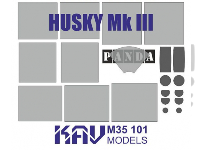 Маска окрасочная на Husky Mk III VMMD (Panda)